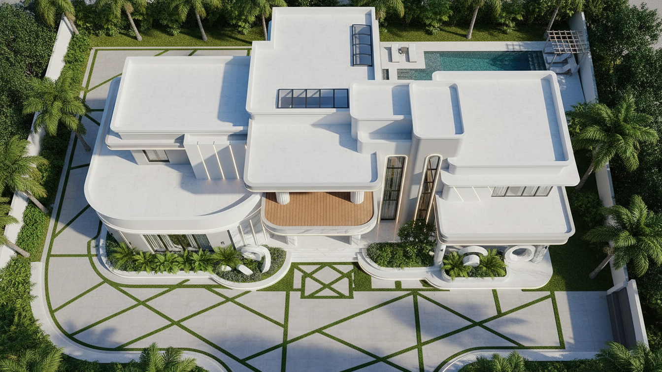 Step into modern luxury with our 4-bedroom house design. This beautiful 4  bedroom modern house, is a true model for contemporary living. House plan  with a 2 car garage attached to the, image size:1344x756